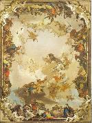 Giovanni Battista Tiepolo Allegory of the Planets and Continents oil painting artist